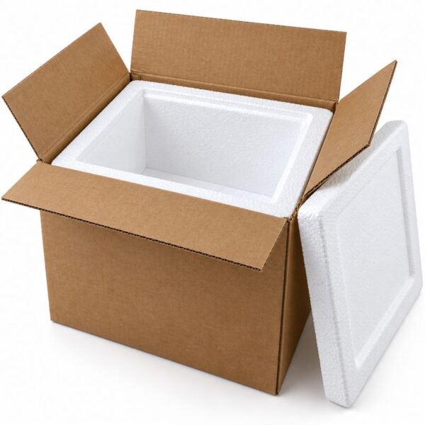 Cooler packaging illustration